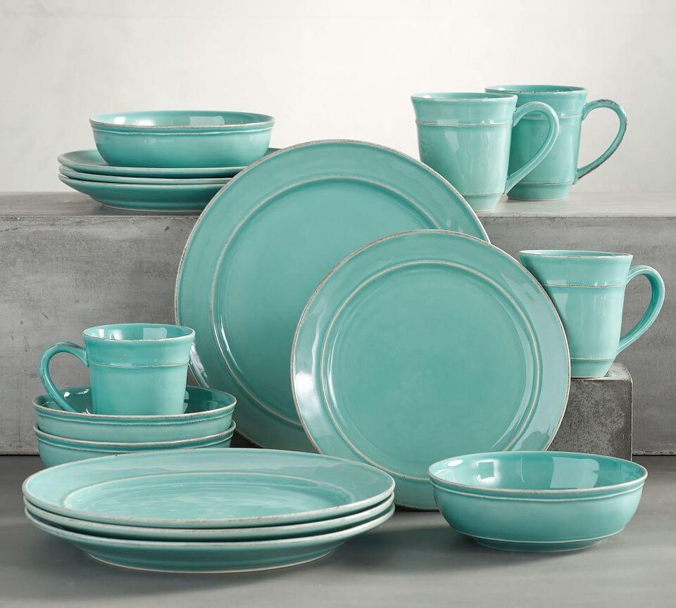 undefined | Cambria Dinnerware - Turquoise Blue