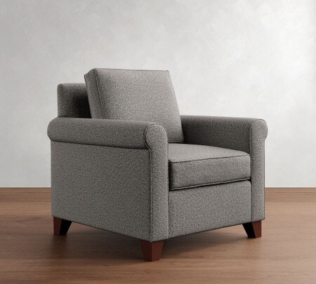 Cameron Roll Arm Upholstered Armchair