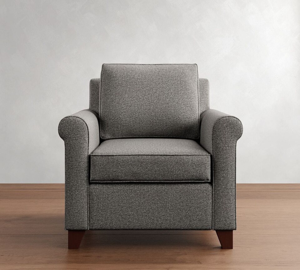 Cameron Roll Arm Upholstered Armchair