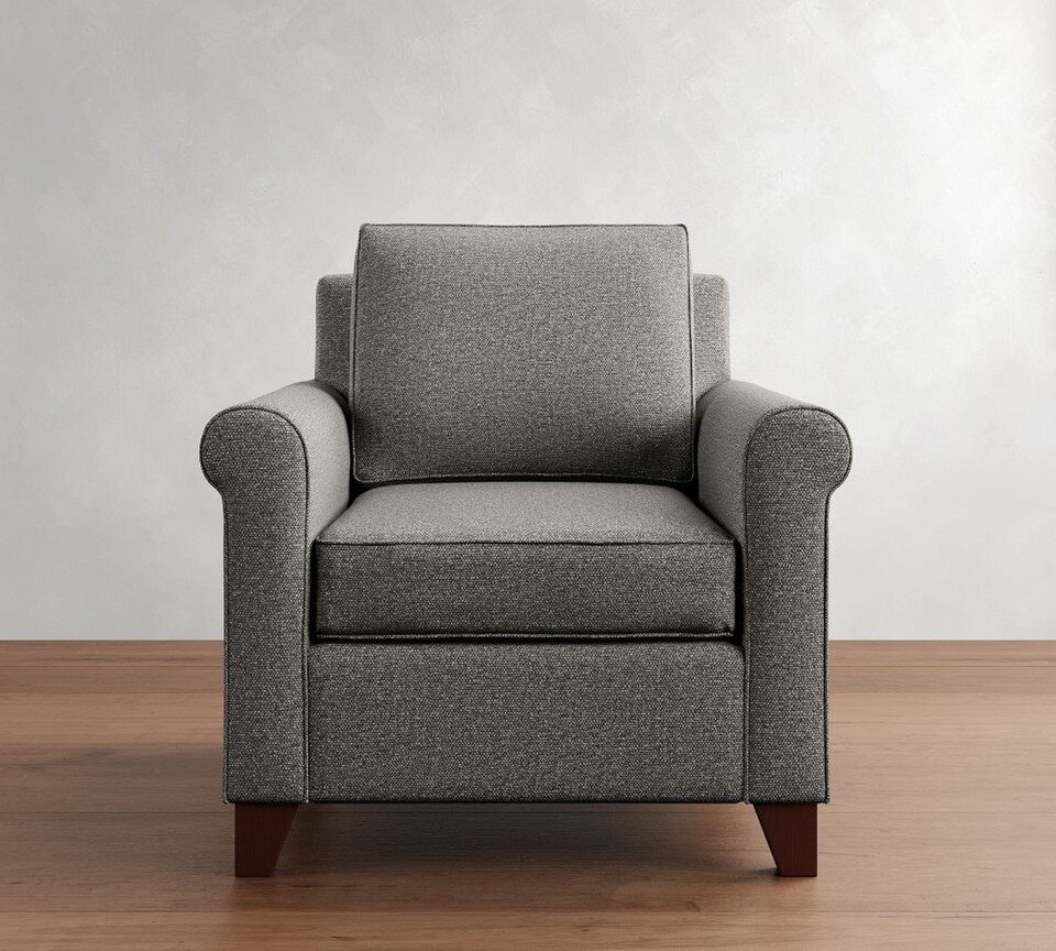Cameron Roll Arm Upholstered Armchair
