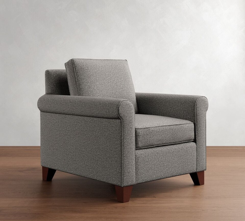Cameron Roll Arm Upholstered Armchair
