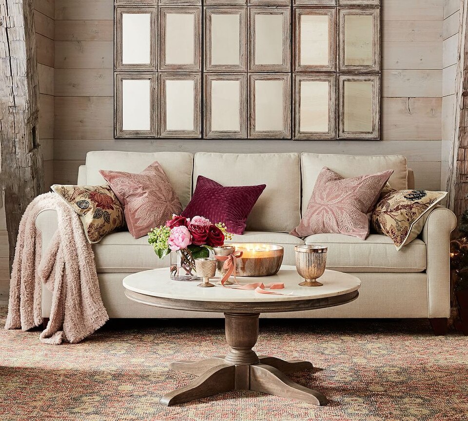 Cameron Roll Arm Upholstered Sofa