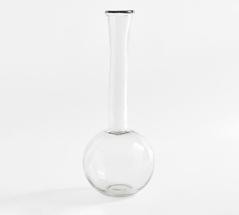 Round Recycled Glass Vases