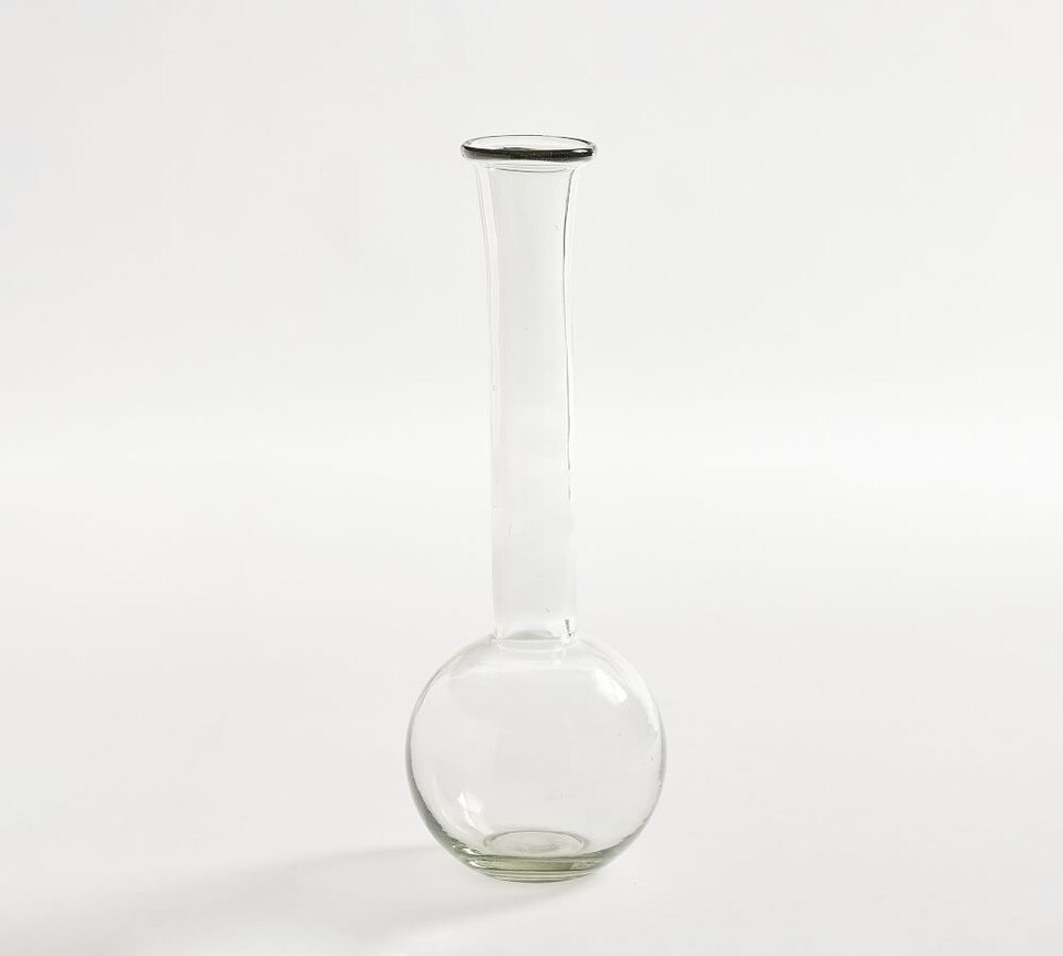 Round Recycled Glass Vases