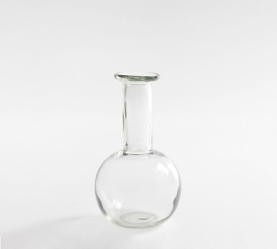 Round Recycled Glass Vases