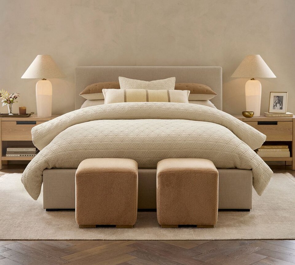 Carmel Upholstered Platform Bed