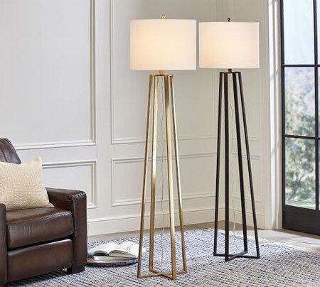 Floor Lamps Standing Tripod Lamps Pottery Barn Australia