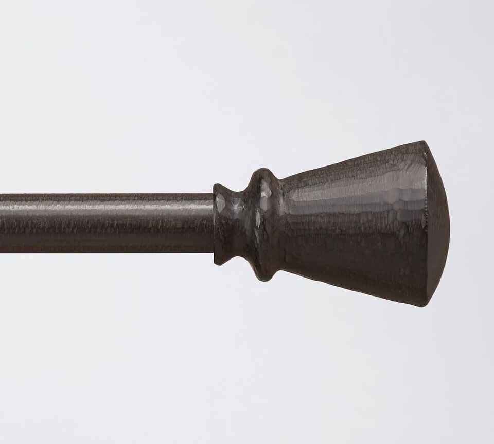 Cast Iron Black Curtain Hardware Collection