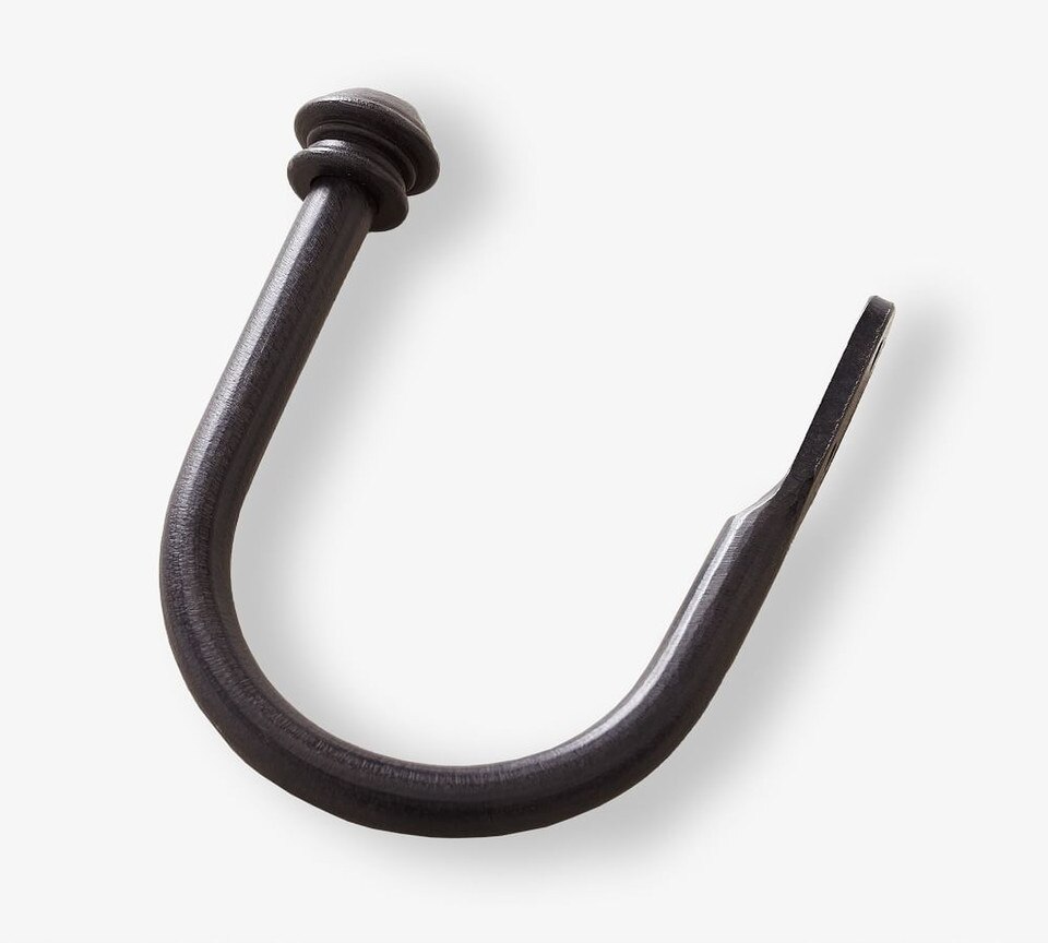 Cast Iron Black Curtain Hardware Collection