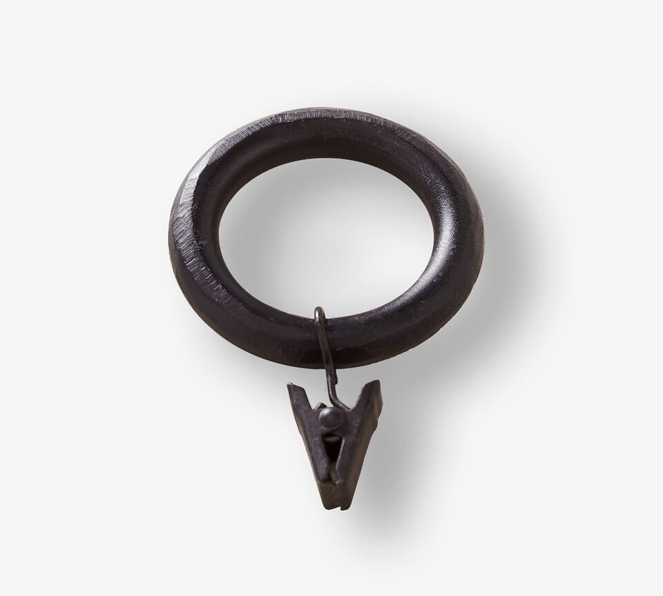 Cast Iron Black Curtain Hardware Collection