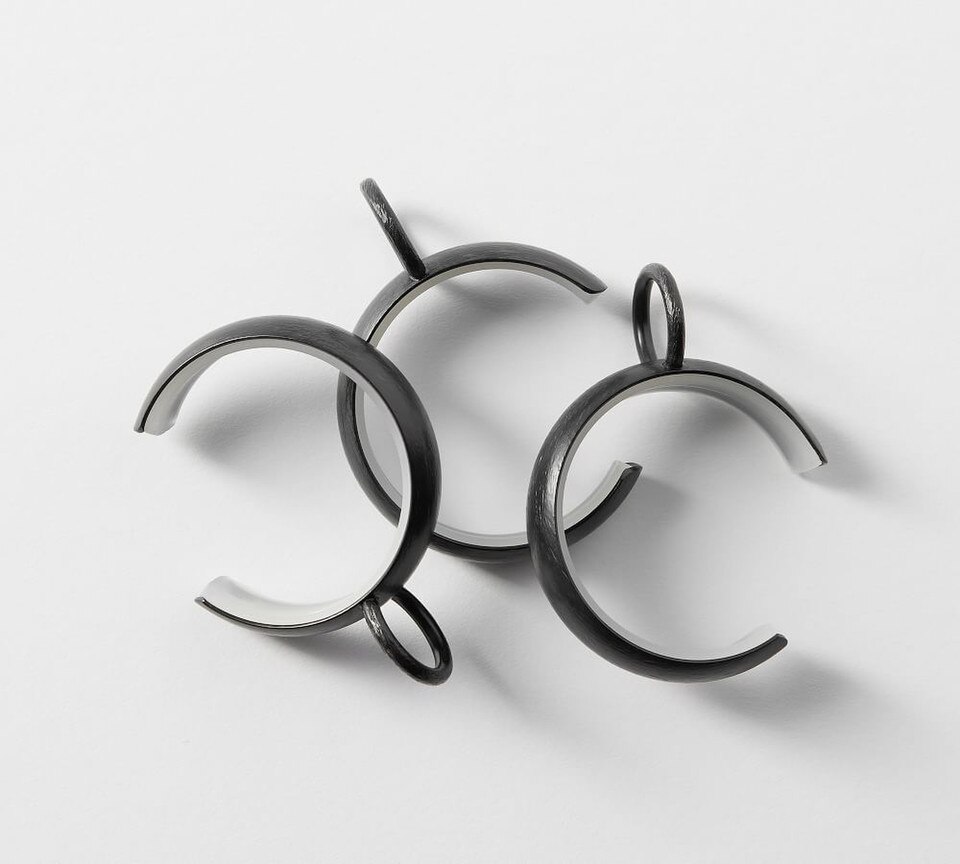 Cast Iron Black Curtain Hardware Collection