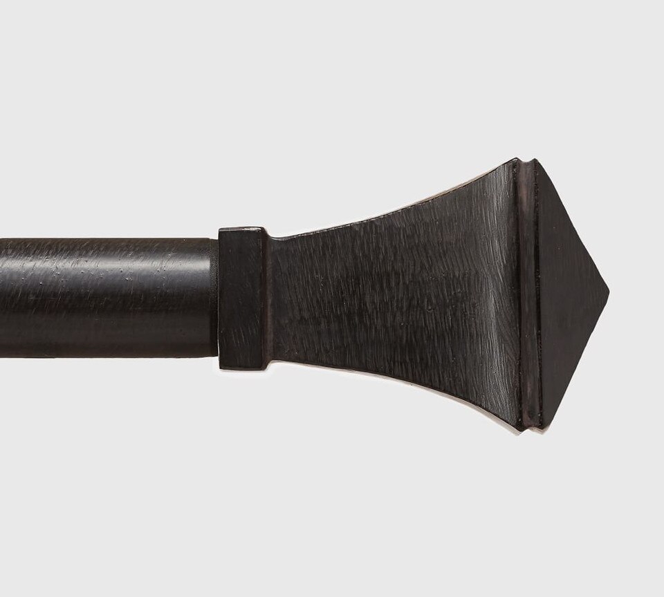 Cast Iron Black Curtain Hardware Collection