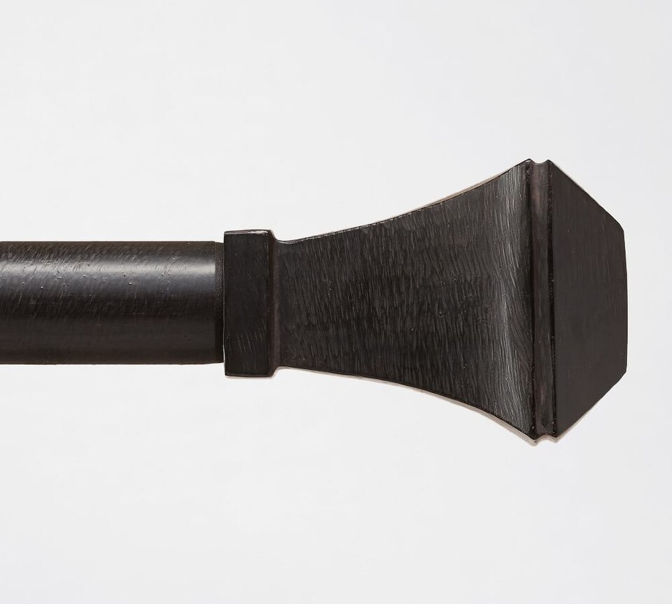 Cast Iron Black Curtain Hardware Collection