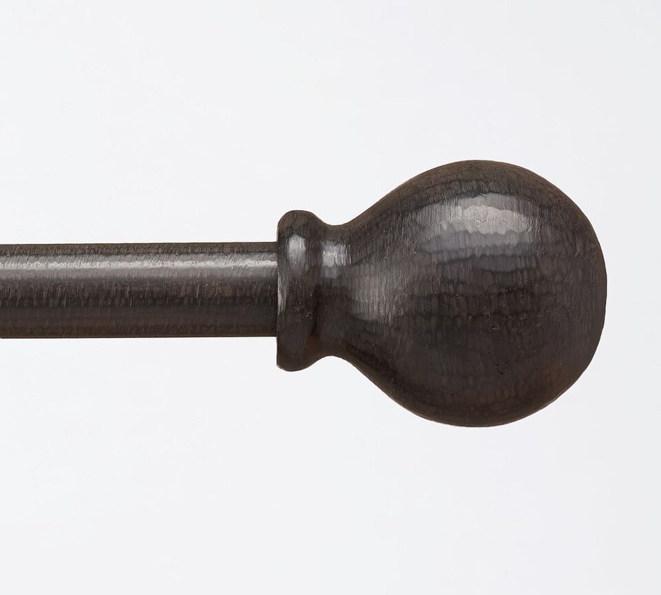Cast Iron Black Curtain Hardware Collection