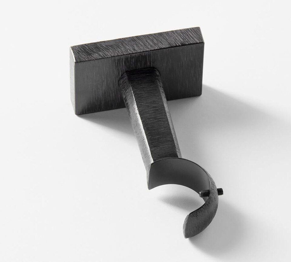 Cast Iron Black Curtain Hardware Collection