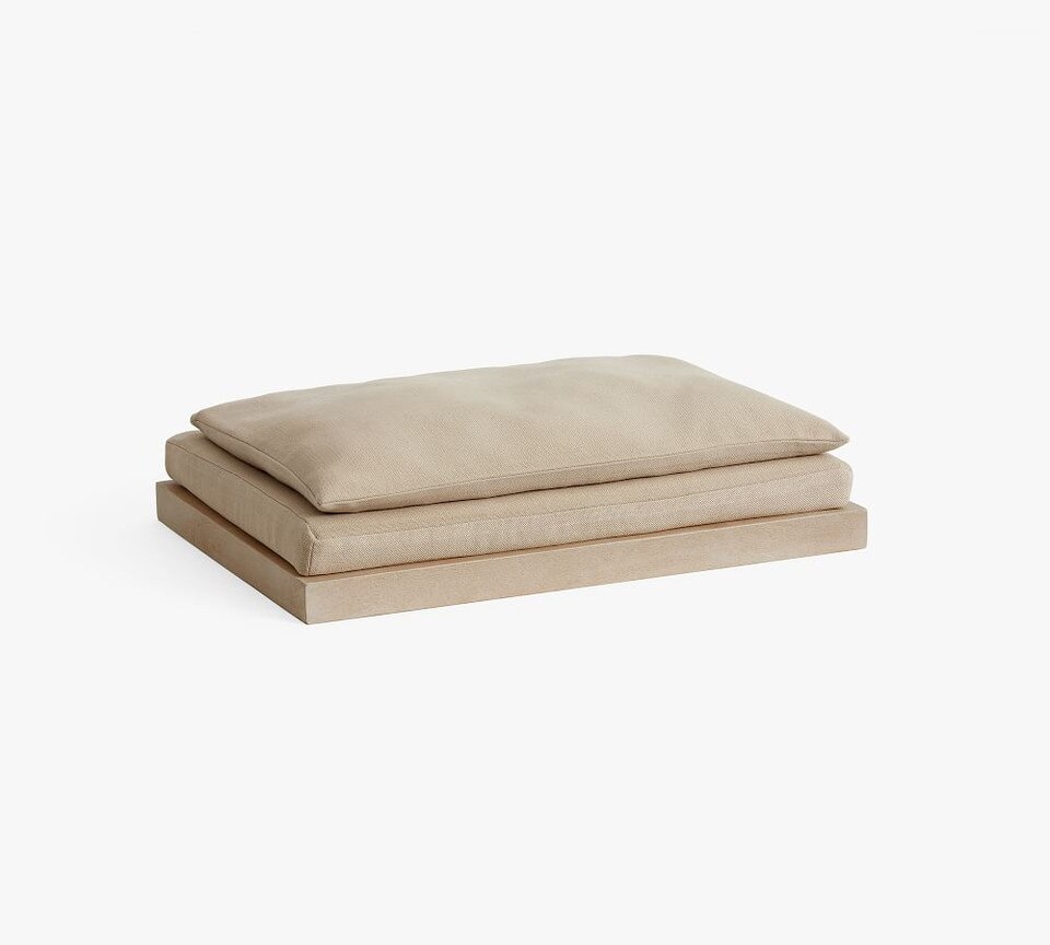 Cayman Raised Wooden-Base Pet Bed