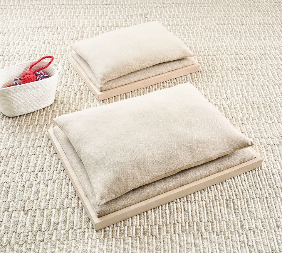 Cayman Raised Wooden-Base Pet Bed