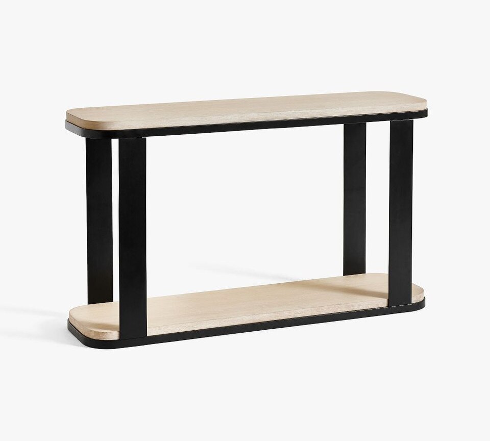 Cayman Wood & Metal Console Table