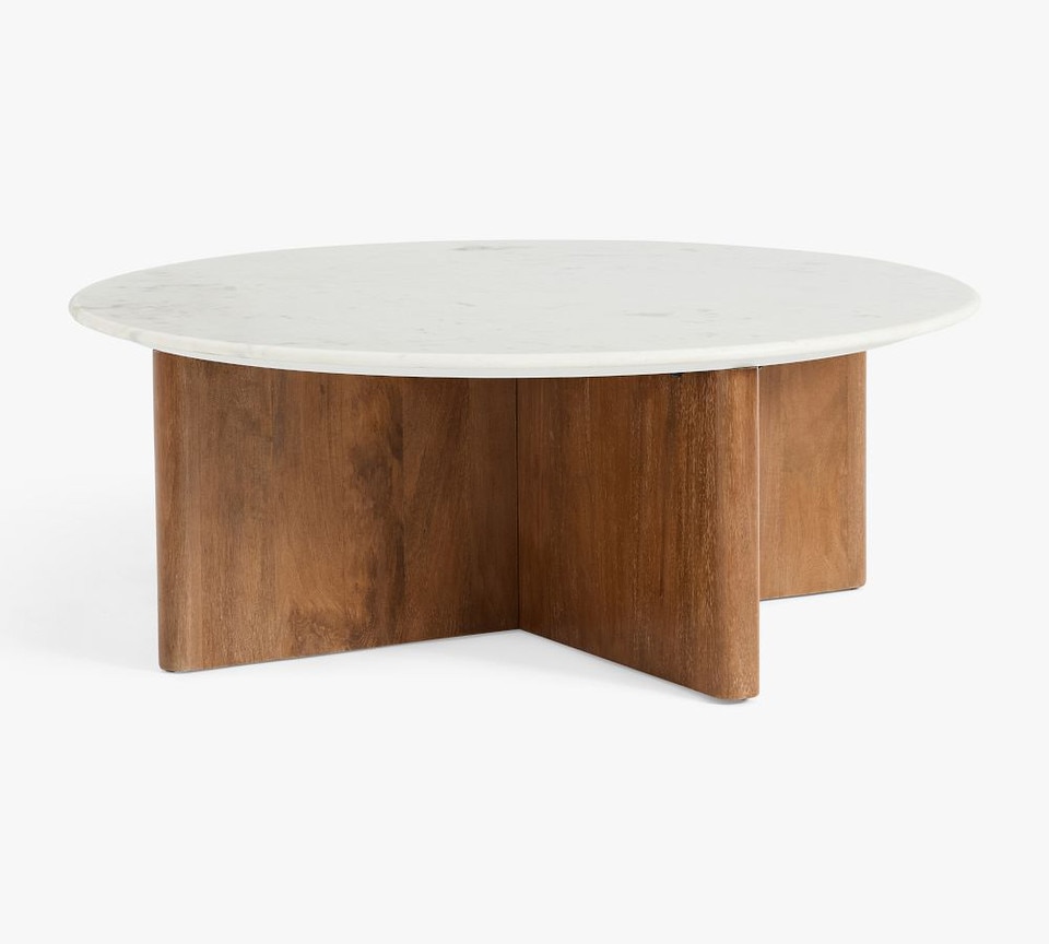 Cayman Round Marble Coffee Table (91 cm)