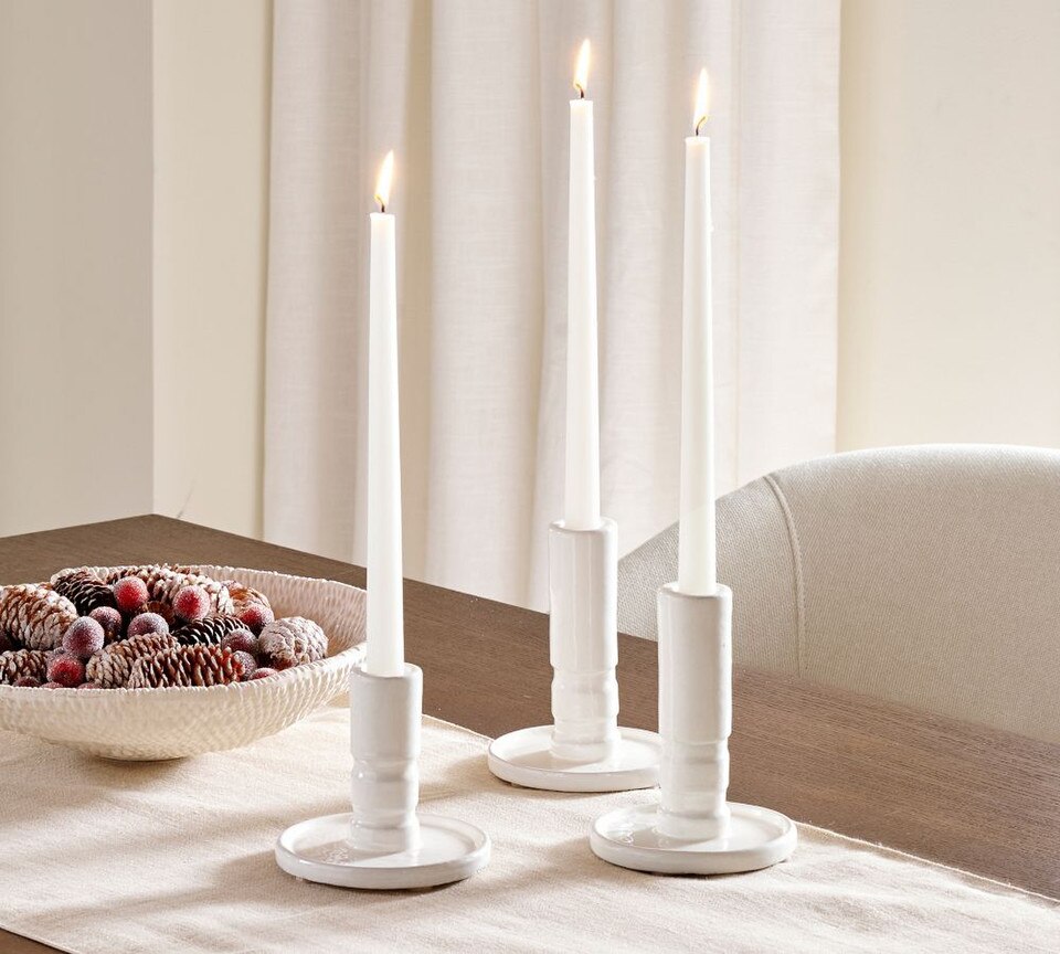 Cecille Ceramic Candle Holders