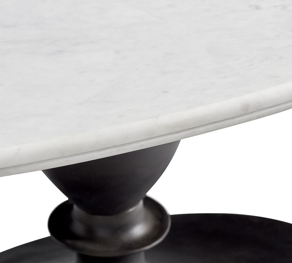 Chapman Marble Oval Dining Table