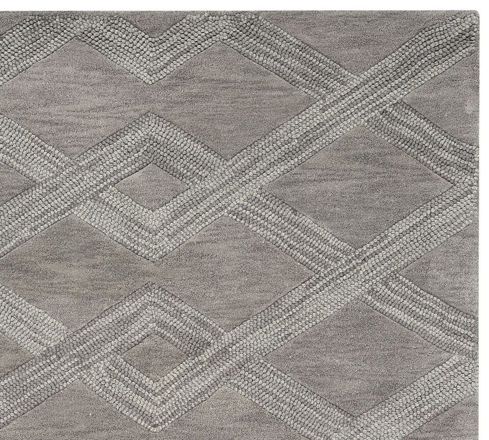 Chase Tufted Rug - Grey | Pottery Barn Australia