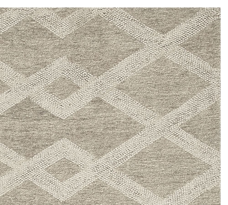 Chase Textured Hand Tufted Wool Rug - Natural | Pottery ...
