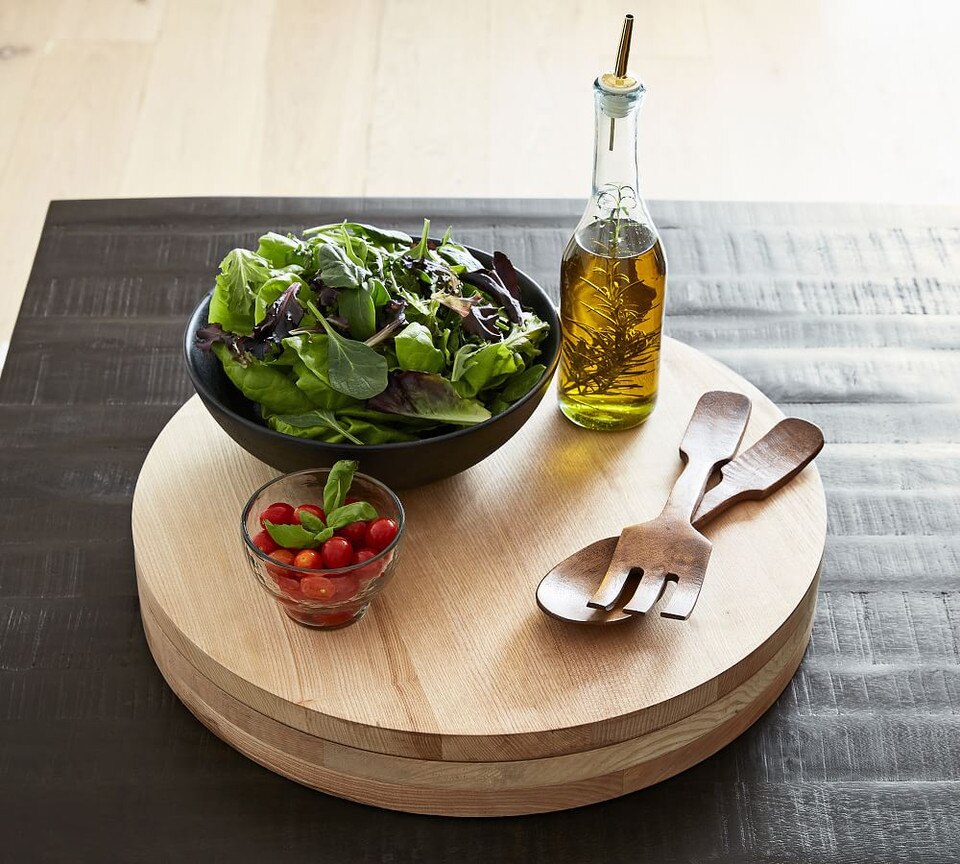 Chateau Handcrafted Acacia Wood Salad Bowls