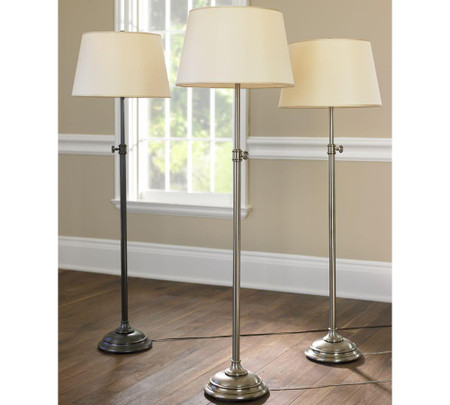 Chelsea Adjustable Floor Lamp Base, Table Pedestal Lamp Base