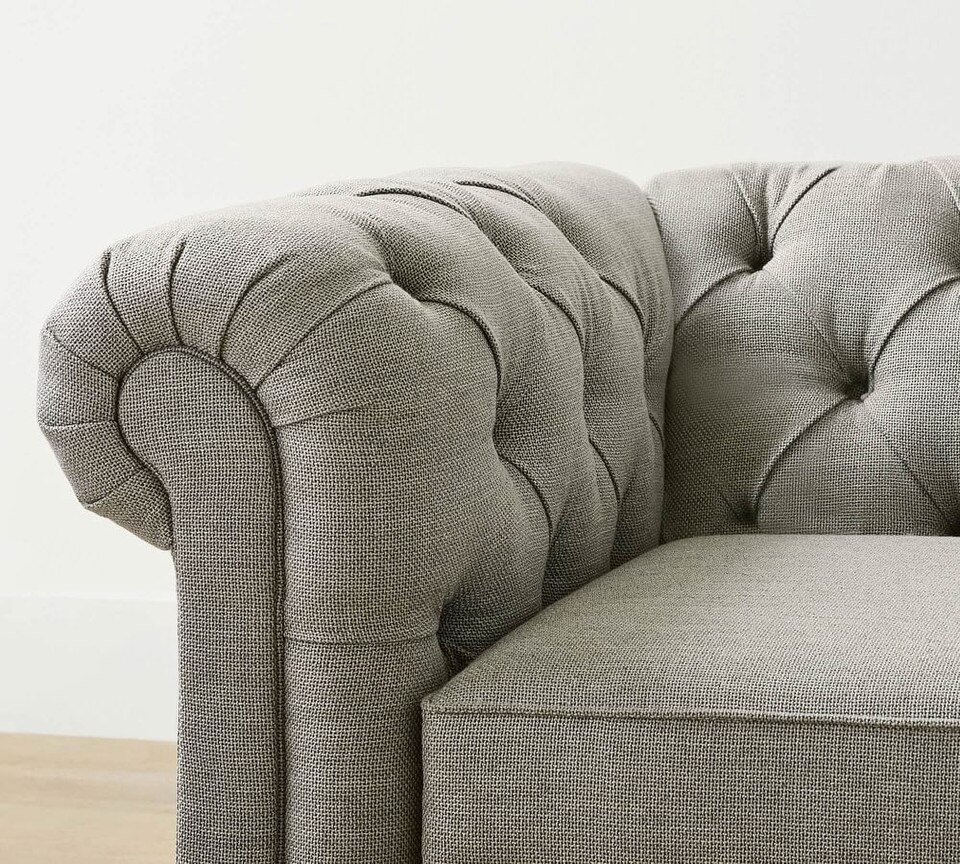 Chesterfield Roll Arm Chair