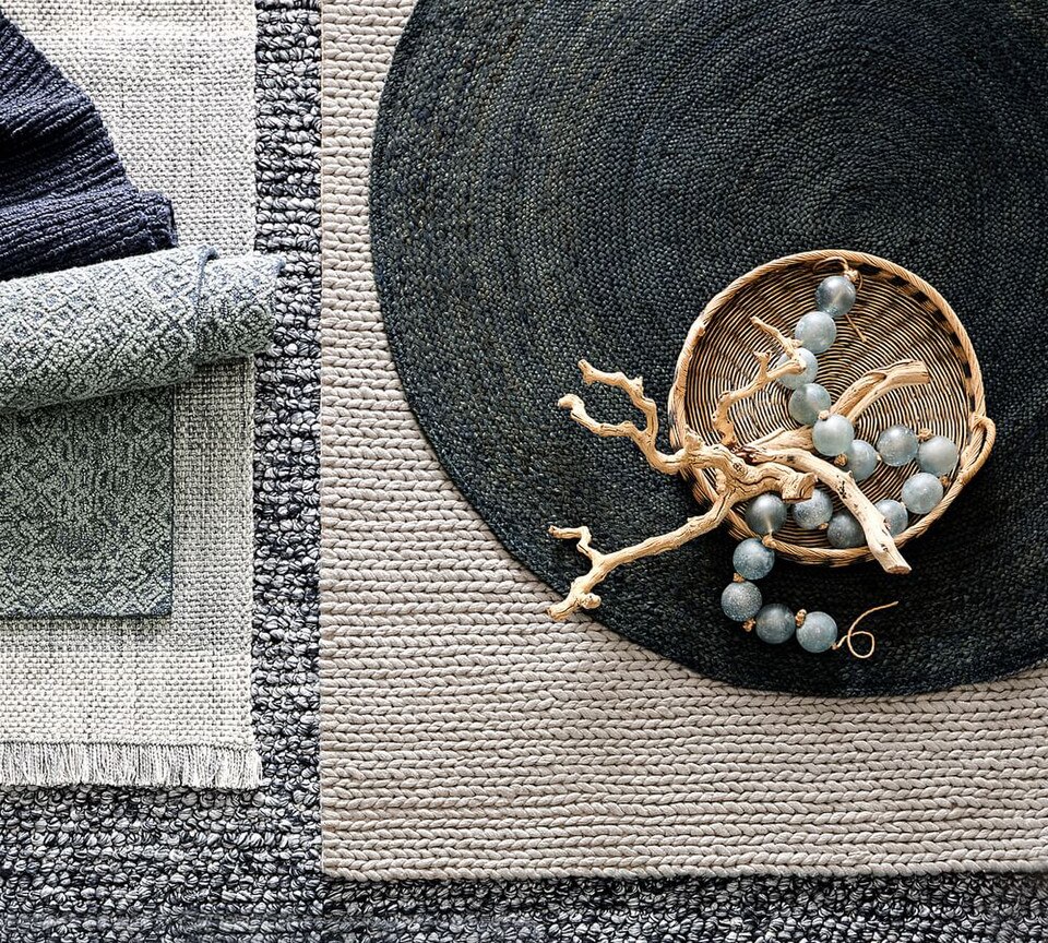 Chunky Knit Sweater Handwoven Rug