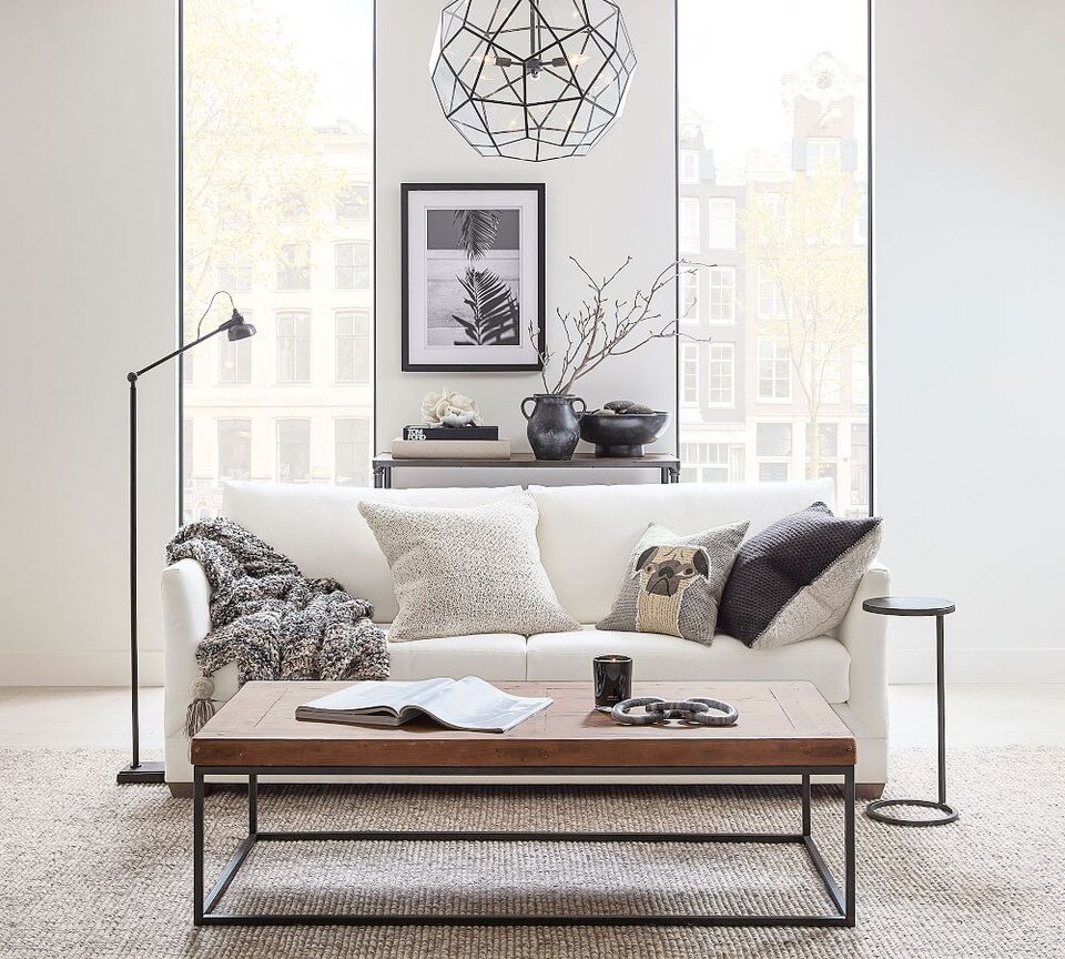 Chunky Wool & Jute Rug - Grey