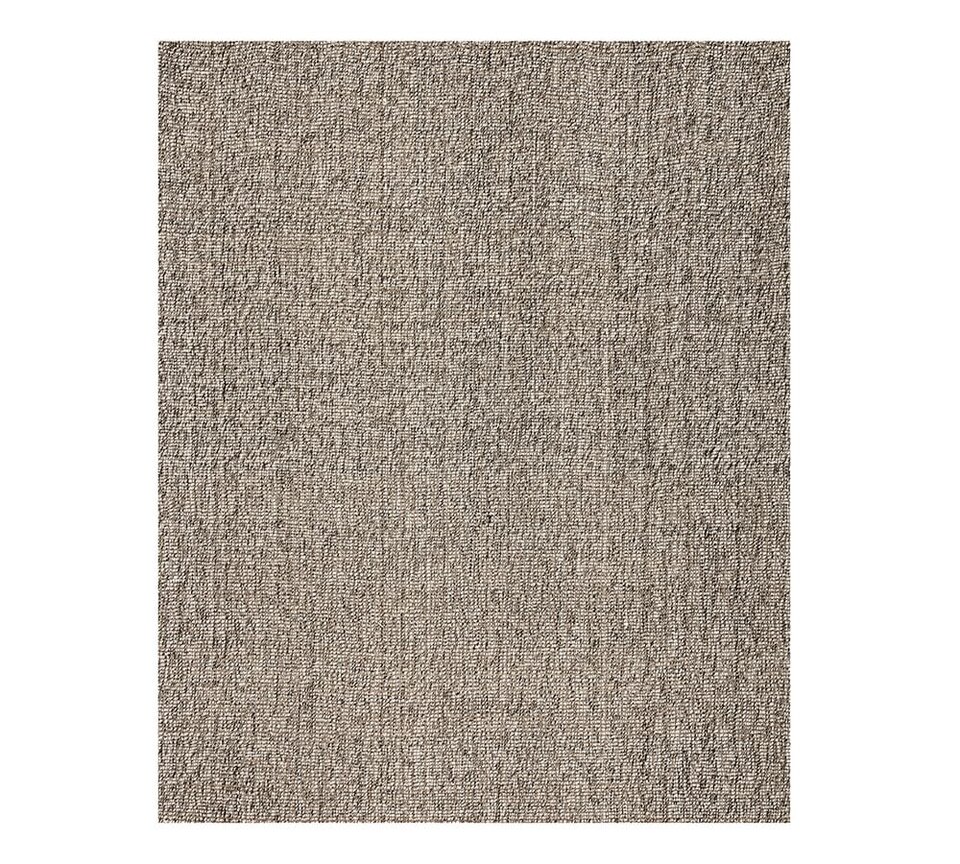Chunky Wool & Jute Rug - Grey