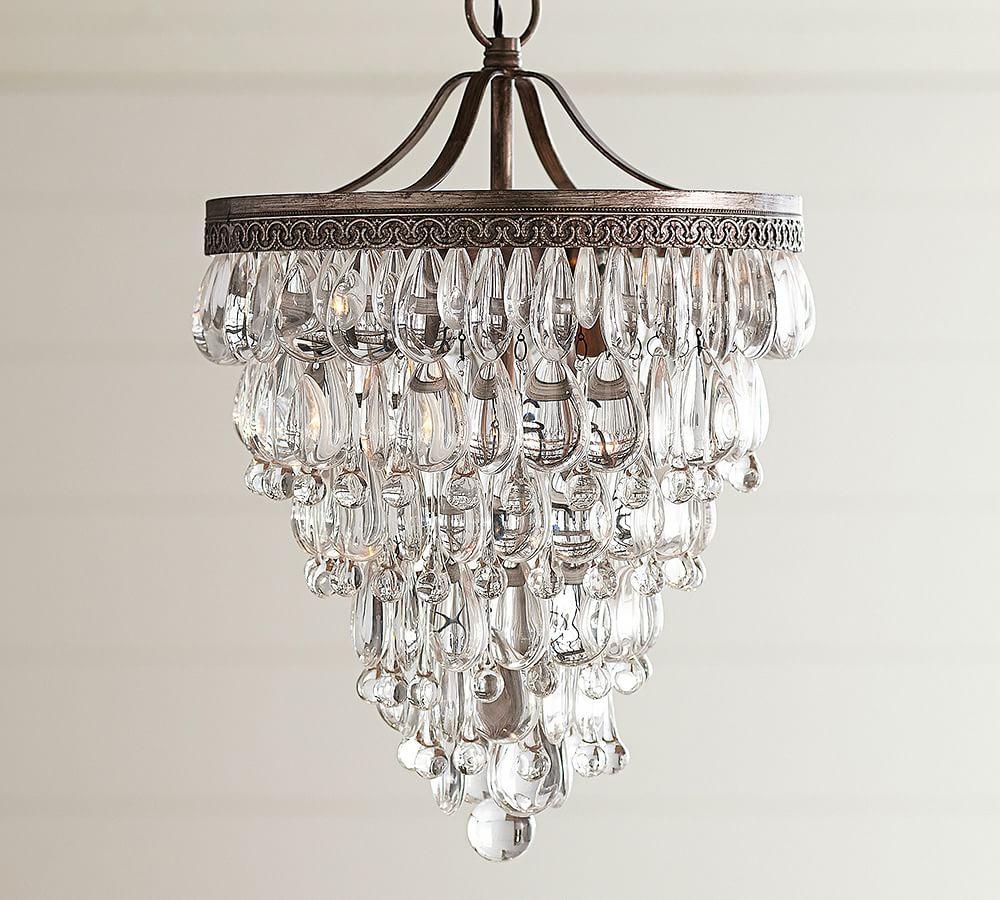 Clarissa Glass Drop Small Round 