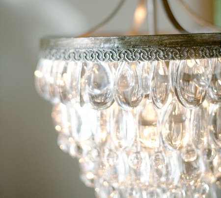 Clarissa Glass Drop Small Round Chandelier Pottery Barn Australia Clarissa Glass Drop Small Round, Crystal Drop Small Round Chandelier
