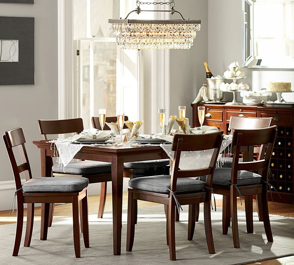 Clarissa Rectangular Crystal Chandelier