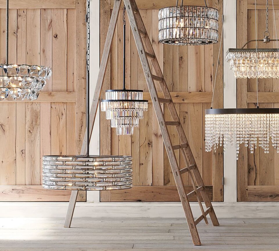 Clarissa Rectangular Crystal Chandelier