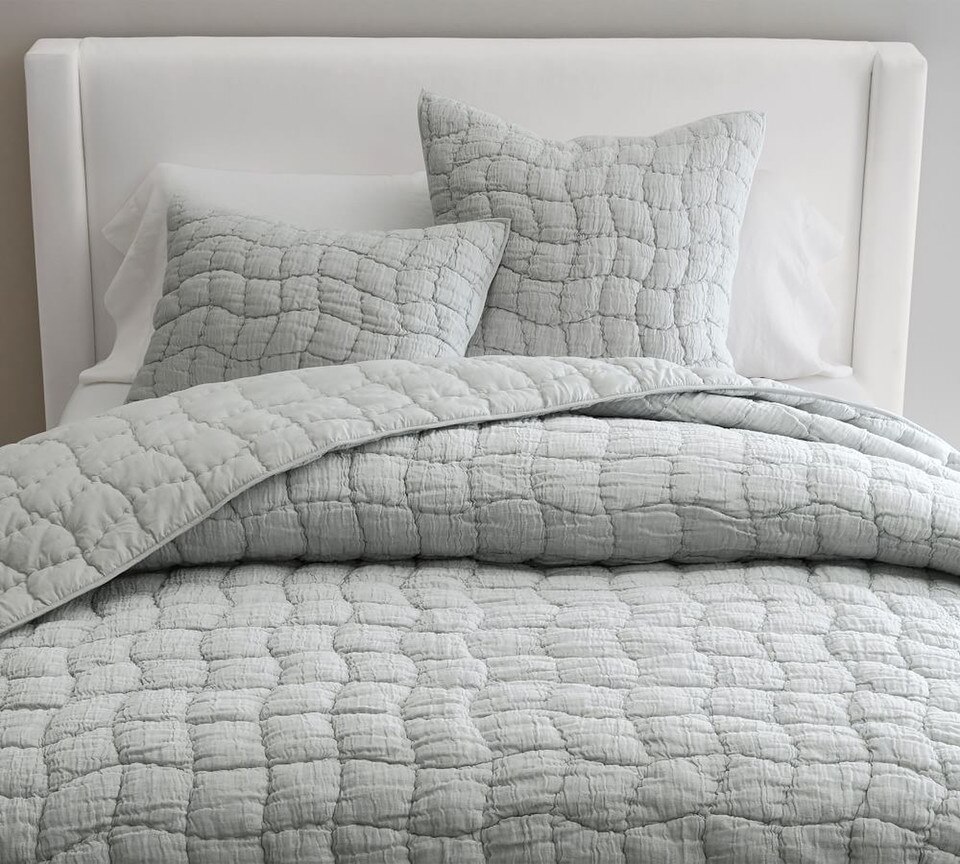 Cloud Linen Handcrafted Coverlet & Pillowcases