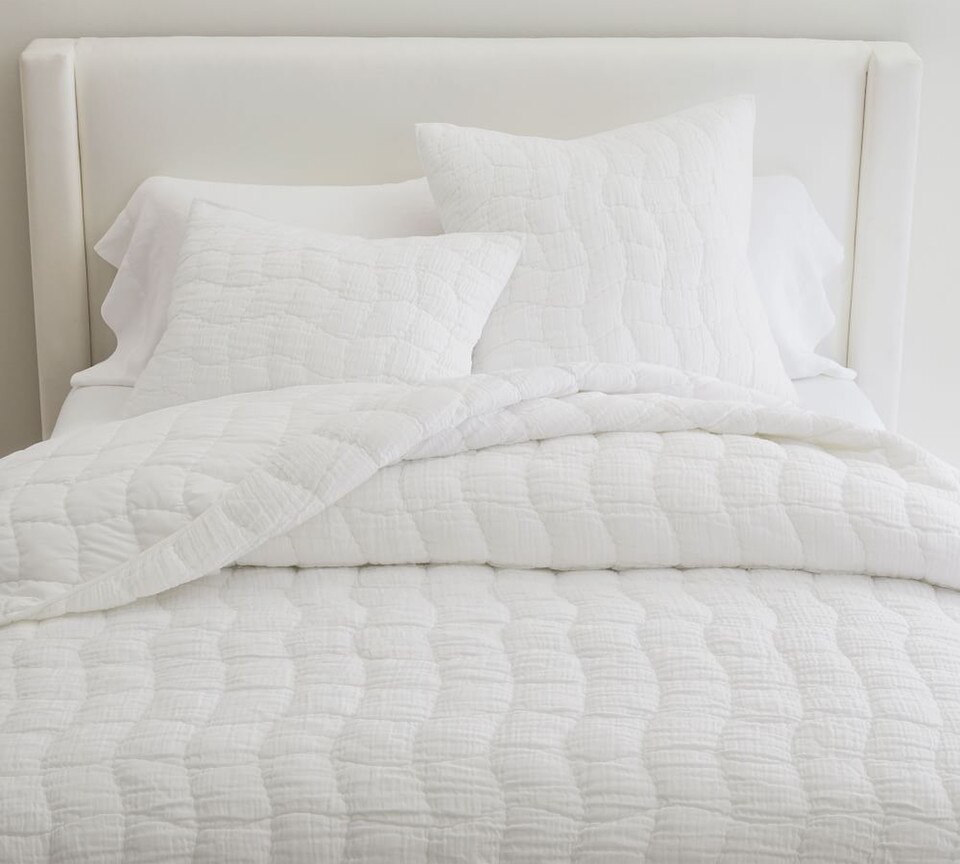 Cloud Linen Handcrafted Coverlet & Pillowcases