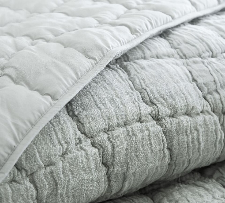 Cloud Linen Handcrafted Coverlet & Pillowcases