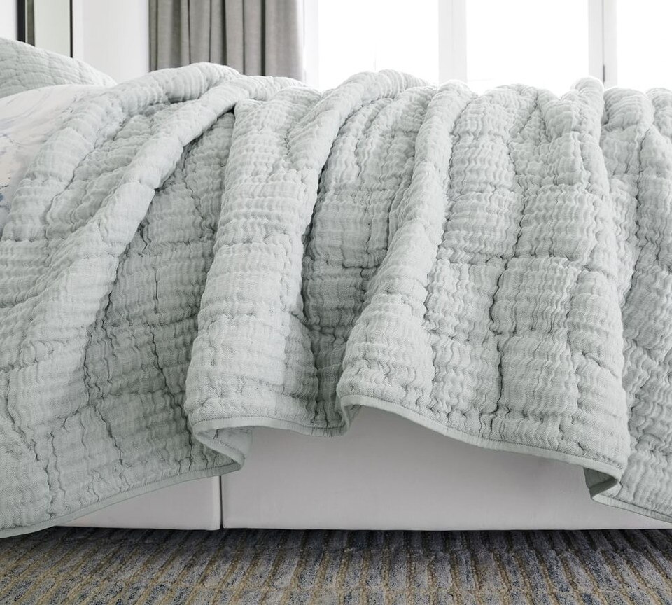 Cloud Linen Handcrafted Coverlet & Pillowcases