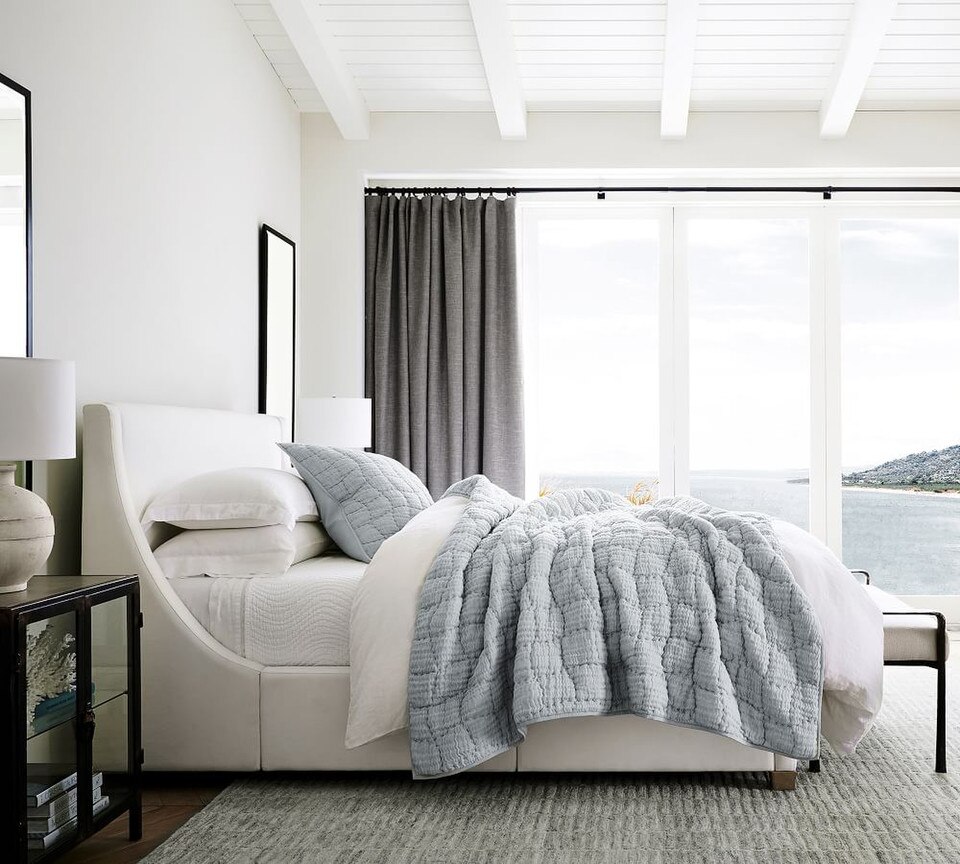Cloud Linen Handcrafted Coverlet & Pillowcases
