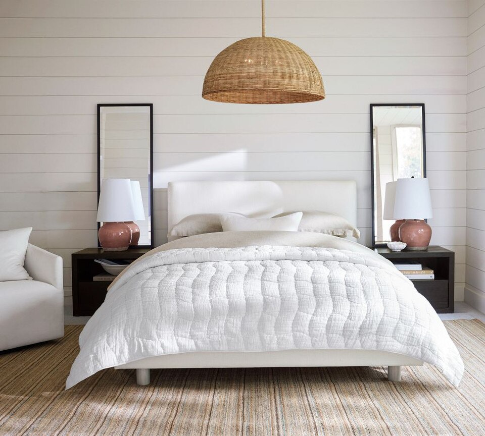 Cloud Linen Handcrafted Coverlet & Pillowcases