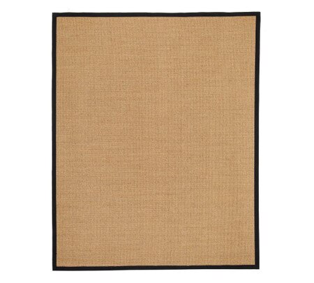 Colour Bound Sisal Rug Black Pottery Barn Australia Colour Bound Sisal Rug Black, Round Sisal Rugs Australia