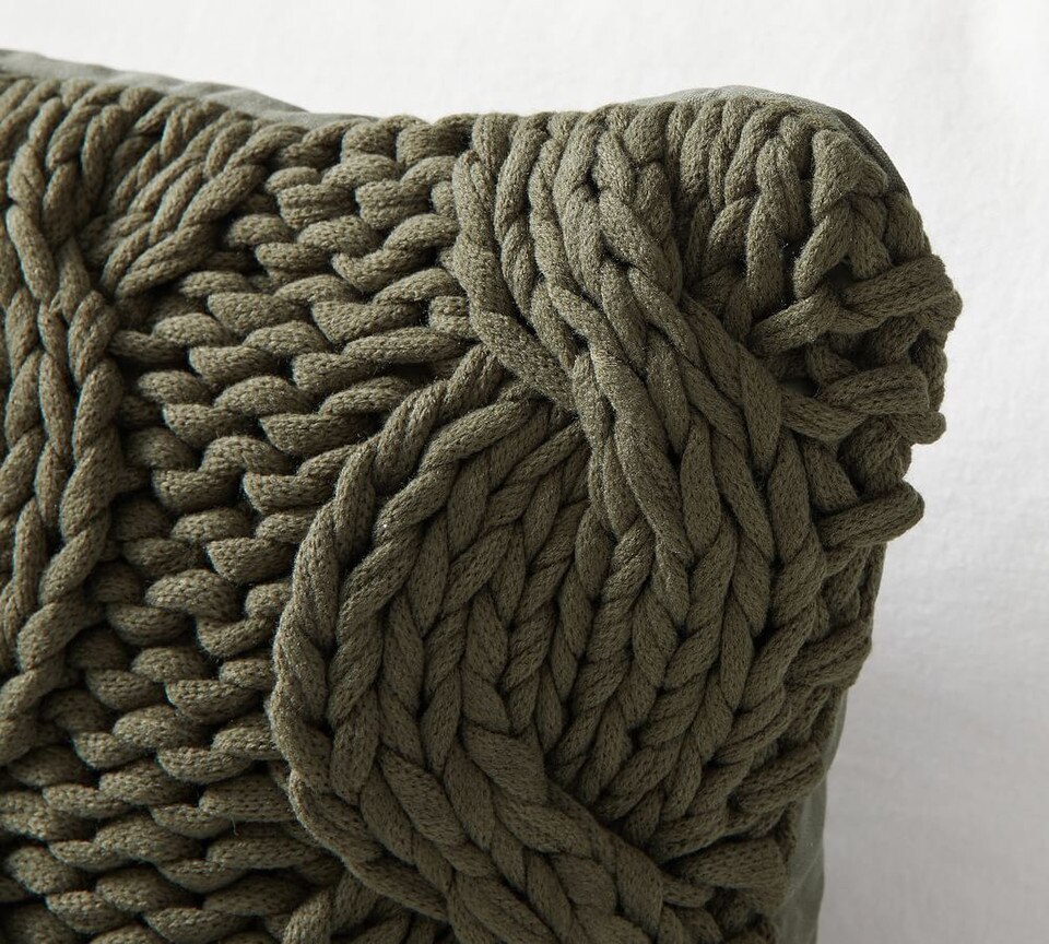 Colossal Handknit Cushion