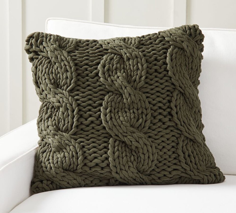 Colossal Handknit Cushion