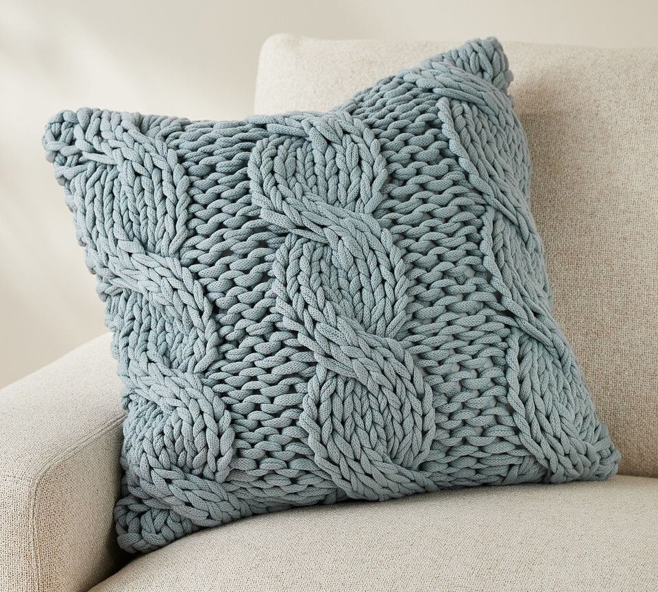 Colossal Handknit Cushion
