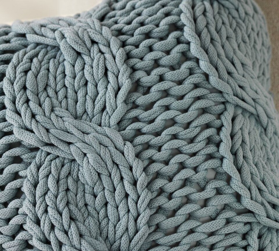 Colossal Handknit Cushion