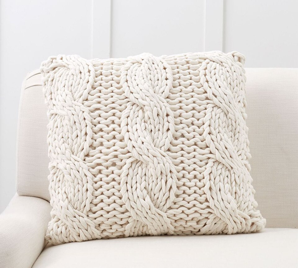 Colossal Handknit Cushion