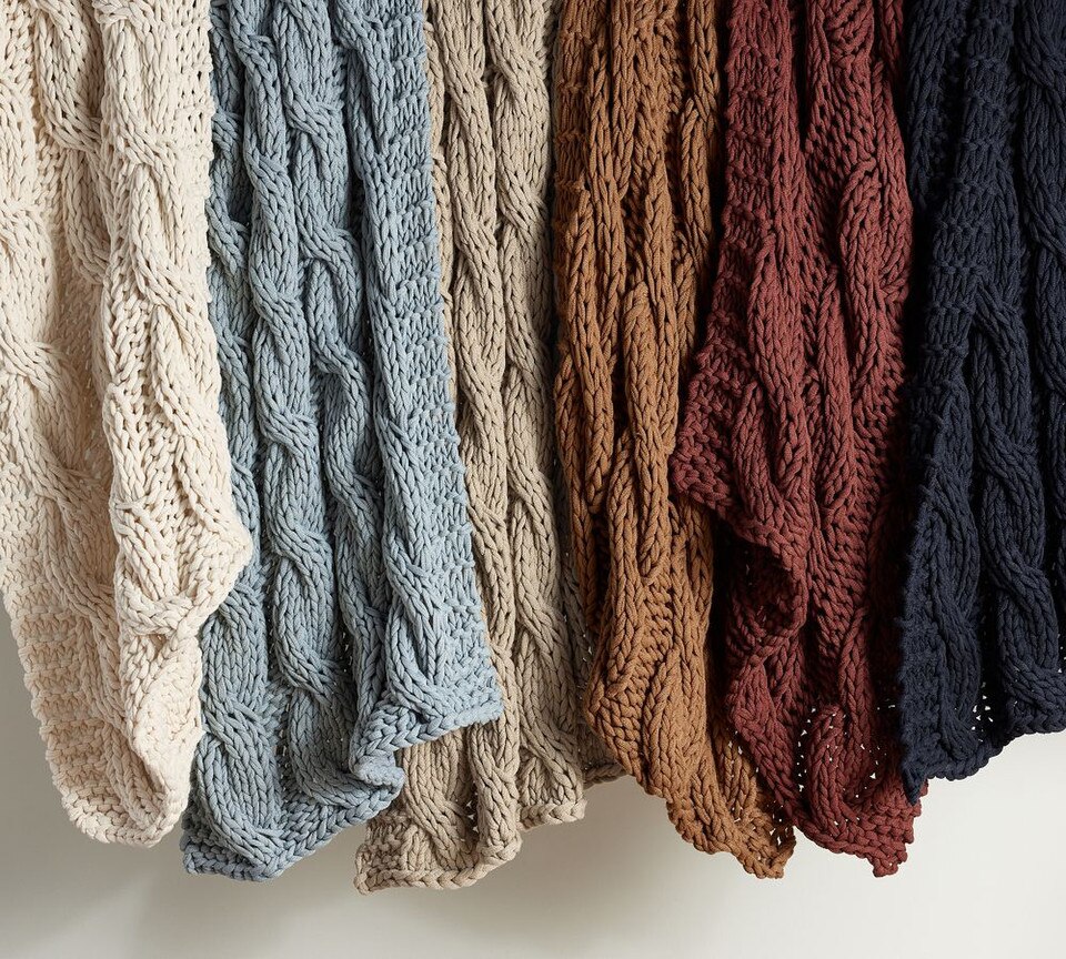 Colossal Handknit Throw